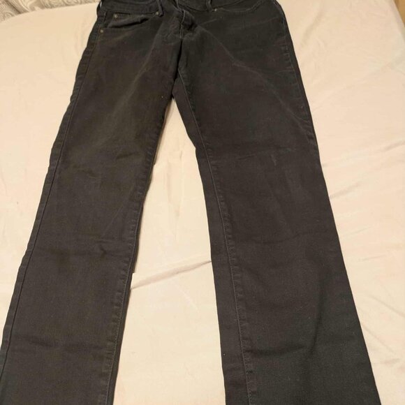 Levi's Strauss Signature Womens 30 x 32 Black Demi Curve Slim Leg 5 Pocket Denim - Picture 1 of 10